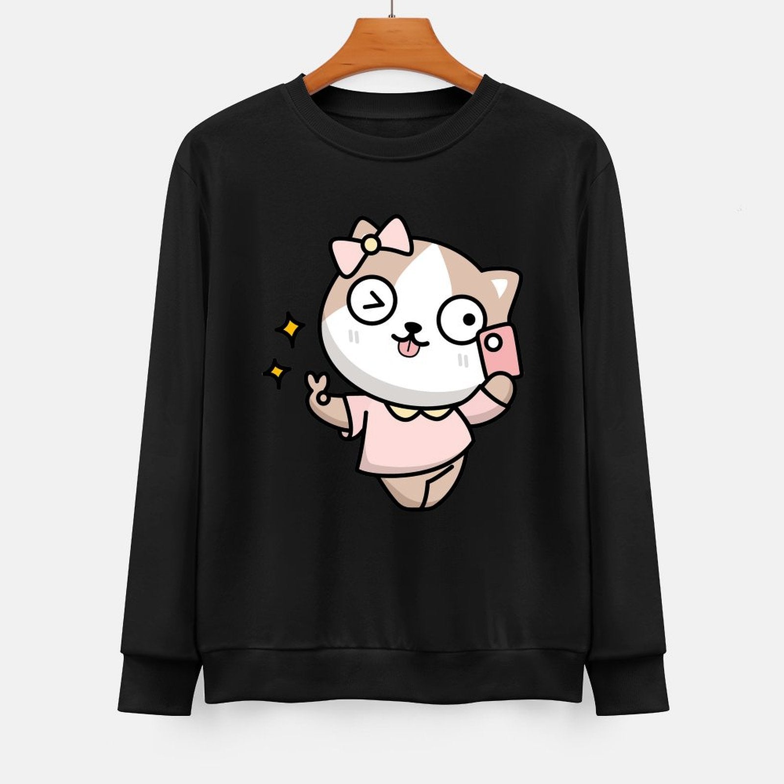 Front Patterned Long Sleeve TopComfortLine Promotional